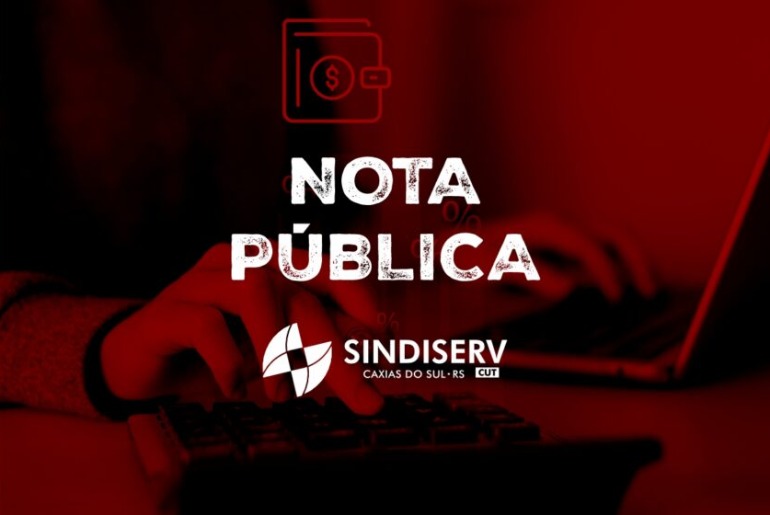SINDISERV defende pagamento em dia e rejeita atraso de salários