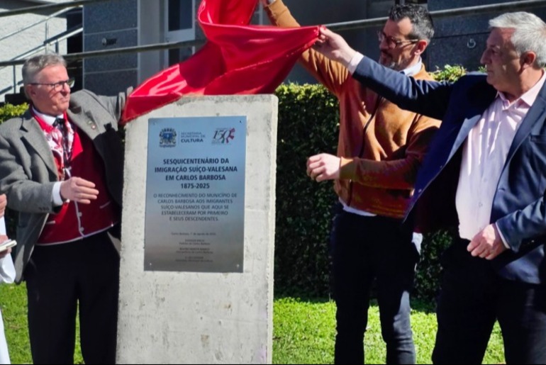 Carlos Barbosa homenageia os 150 anos da imigração suíço-valesana