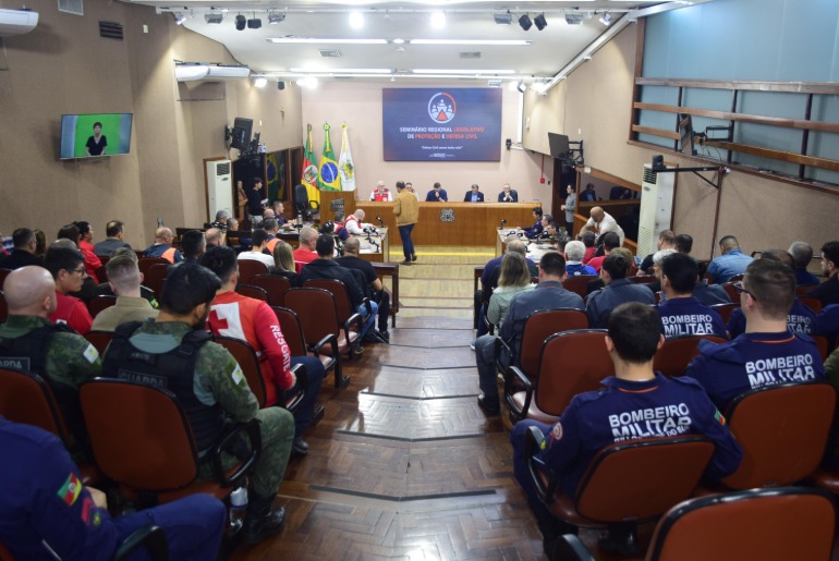 Legislativo caxiense aprimora debate para ações de proteção e defesa civil