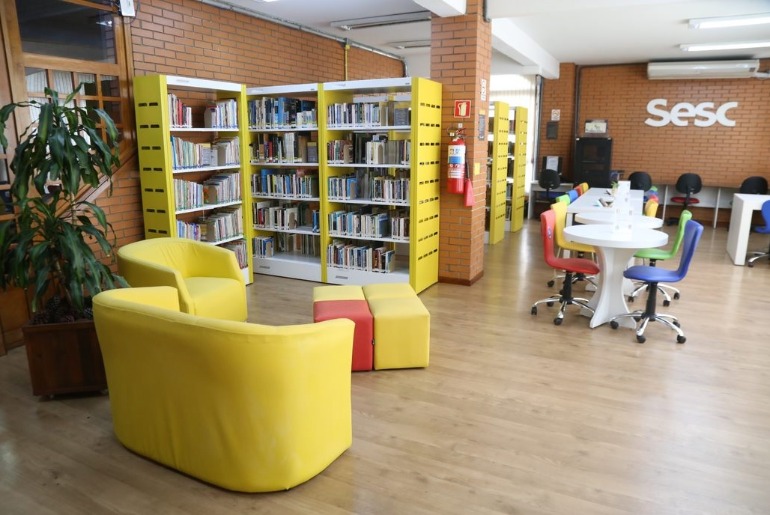 Biblioteca do Sesc Caxias do Sul inicia reforma para ampliar conforto e acessibilidade