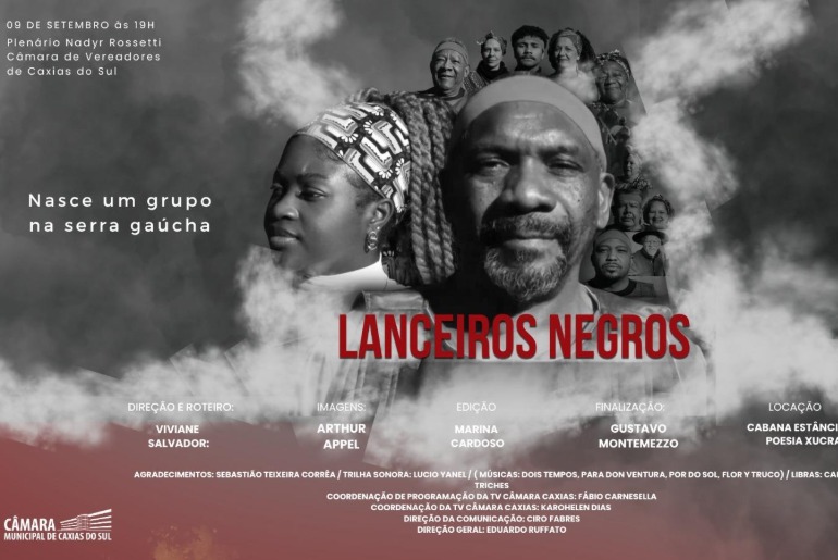 TV Câmara lança documentário que resgata história dos Lanceiros Negros