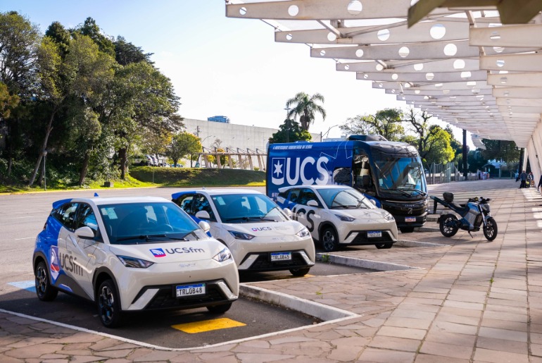 Conectada com as práticas de ESG, UCS renova frota com aquisição de veículos elétricos