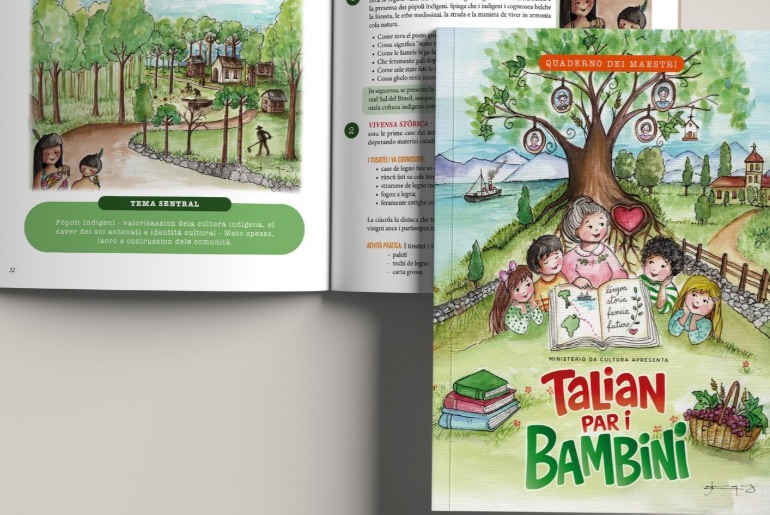 Projeto Talian Par i Bambini lança obra na Feira do Livro de Caxias do Sul